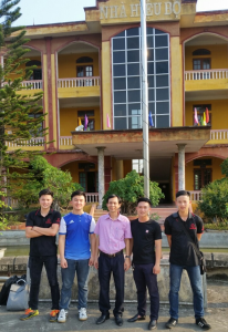 Khoa Điện tử - Tin học hỗ trợ trường THPT Quang Thành sửa chữa, bảo dưỡng thiết bị điện, điện tử