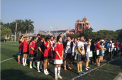 Khai mạc giải bóng đá sinh viên chào mừng ngày Nhà giáo Việt Nam 20/11/2018