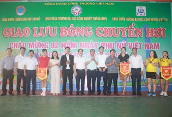 Giao lưu thể thao – văn hóa văn nghệ giữa Trường Đại học Sao Đỏ với Trường Đại học Công nghiệp Việt Trì và Trường Đại học Công nghiệp Quảng Ninh