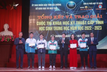 Tổng kết và trao giải cuộc thi Khoa học kỹ thuật cấp tỉnh học sinh trung học năm học 2022-2023
