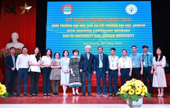 Trường Đại học Sao Đỏ ký thỏa thuận hợp tác với Trường Đại học Jangan (Hàn Quốc)