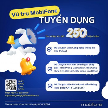 MobiFone thông báo tuyển dụng