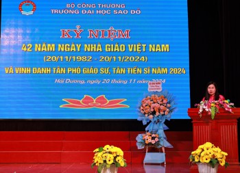 Trường Đại học Sao Đỏ kỷ niệm 42 năm ngày Nhà giáo Việt Nam (20/11/1982-20/11/2024) và vinh danh Phó giáo sư, tân tiến sĩ năm 2024