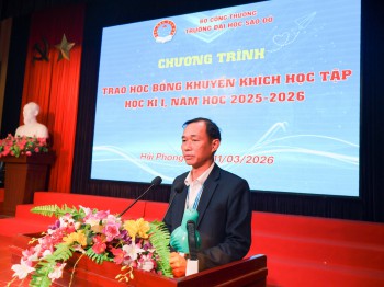 TRƯỜNG ĐẠI HỌC SAO ĐỎ VINH DANH 173 SINH VIÊN NHẬN HỌC BỔNG KHUYẾN KHÍCH...