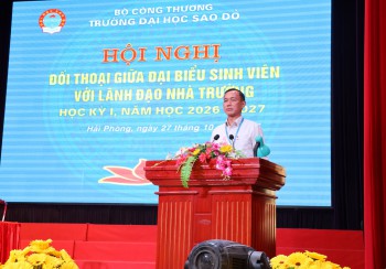 Đại học Sao Đỏ tổ chức Hội nghị đối thoại giữa đại biểu sinh viên với lãnh đạo Nhà trường học kỳ I, năm học 2026–2027