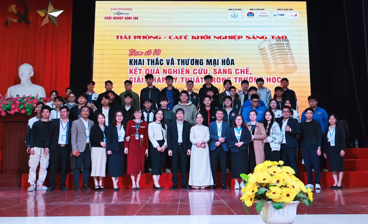 TRƯỜNG ĐẠI HỌC SAO ĐỎ PHỐI HỢP TỔ CHỨC "HẢI PHÒNG - CAFE KHỞI NGHIỆP SÁNG TẠO - TRẠM SỐ 10"