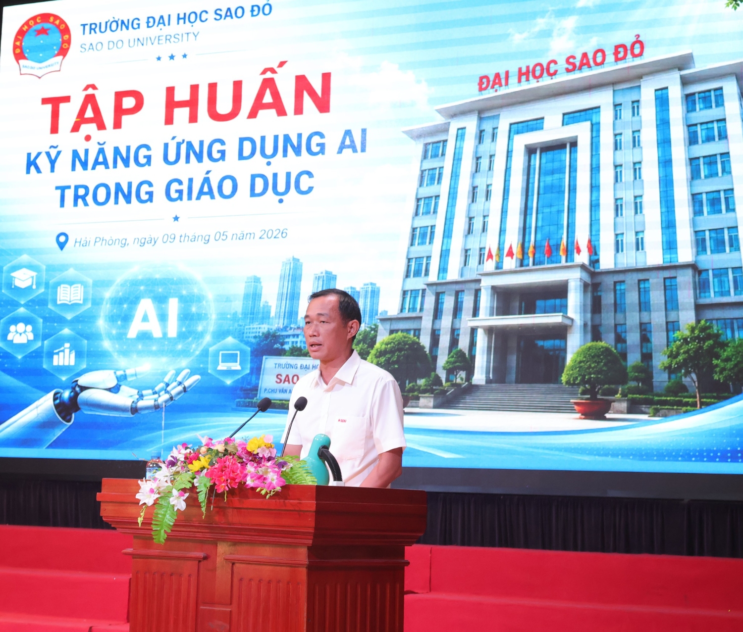 GIẢNG VIÊN KHOA CNTT HÀO HỨNG THAM GIA KHÓA BỒI DƯỠNG “KỸ NĂNG ỨNG DỤNG AI TRONG GIÁO DỤC” AI