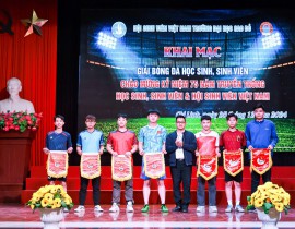 Giải bóng đá HSSV năm học 2024 - 2025